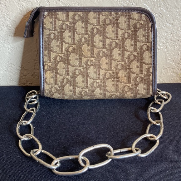 Vintage 1980 Dior Small Purse with Chain Strap - Picture 3 of 6